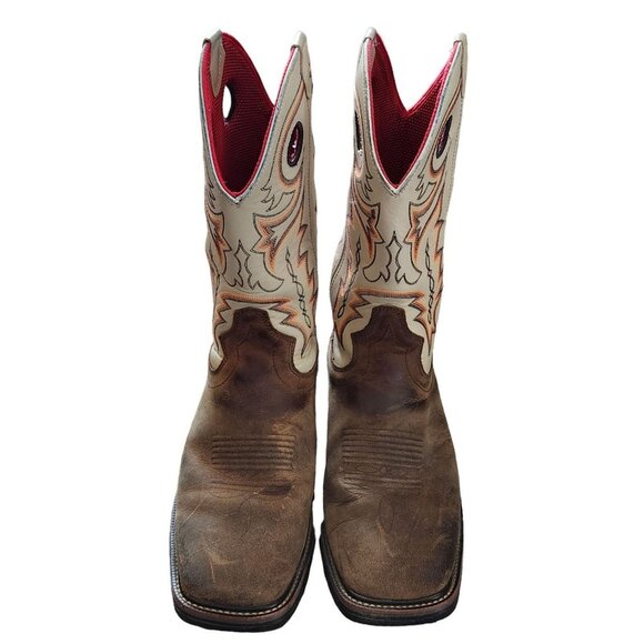 R. Watson Western‎ Boots Men's 12 EE Chesnut Cowbody Work Buffalo RW1011 - Picture 4 of 15